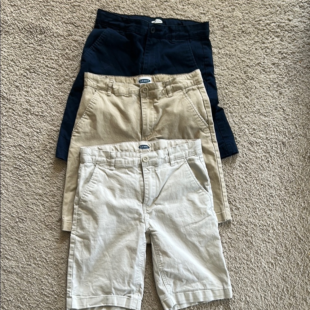 Old Navy khaki shorts-bundle of 3